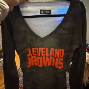 NFL Cleveland Browns camo Long Sleeve Tee